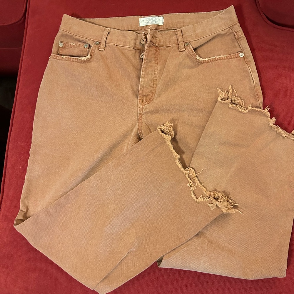 Orange Free People size 28 ankle Jean